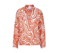 MADELEINE Chemisier orange / blanc, Taille S