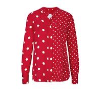 MADELEINE Chemisier rouge / blanc, Taille M