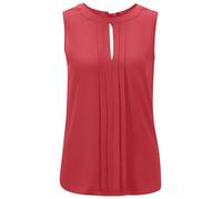 MADELEINE Chemisier rouge cerise, Taille M-L