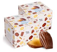 Madeleine Nature Maison Colibri Coque Chocolat au Lait - 2 boites - 60 madeleines emballées individuellement