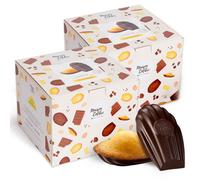 Madeleine Nature Maison Colibri Coque Chocolat Noir - 2 boites - 60 madeleines emballées individuellement