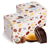Madeleine Noix de Coco Maison Colibri Coque Chocolat Noir - 2 boites - 60 madeleines emballées individuellement
