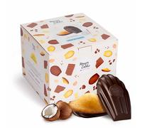 Madeleine Noix de Coco Maison Colibri Coque Chocolat Noir - 30 madeleines emballées individuellement