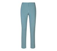 MADELEINE Pantalon bleu / turquoise / blanc, Taille 36