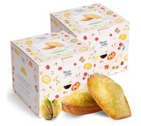 Madeleine Pistache Maison Colibri - 2 boites - 72 madeleines emballées individuellement