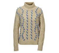 MADELEINE Pull-over beige / bleu, Taille XL