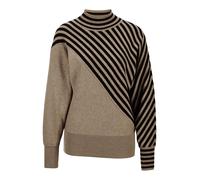 MADELEINE Pull-over caramel / noir, Taille M