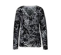 MADELEINE Pull-over gris / gris foncé / noir, Taille L-XL