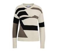 MADELEINE Pull-over gris / noir / blanc cassé, Taille M