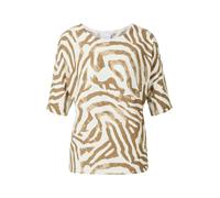 MADELEINE Pull-over jaune d'or / blanc cassé, Taille XS