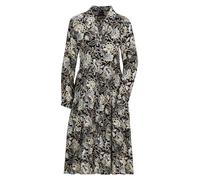 MADELEINE Robe-chemise beige / noir, Taille 34