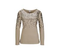 MADELEINE Sweat-shirt beige / or, Taille XXL