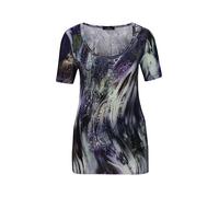 MADELEINE T-shirt indigo / marron / noir, Taille M