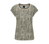 MADELEINE T-shirt noir / blanc perle, Taille S