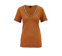 MADELEINE T-shirt orange / noir / blanc, Taille XS