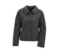 MADELEINE Veste mi-saison gris chiné, Taille XS