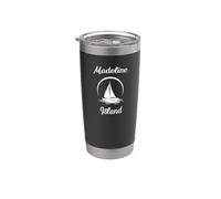 Madeline Island Sailboat Gobelet isotherme en acier inoxydable double paroi