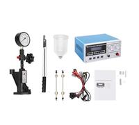 Madelynn CR-C Appareil de test d'injecteurs diesel 220 V, testeur d'injecteur diesel multifonction avec levier de pression et conduites d'huile, pour le contrôle et la réparation des injecteurs de