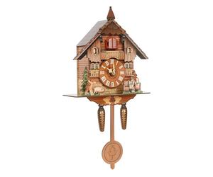 Madelynn Horloge coucou murale - Horloge murale - Aiguilles + échelles de temps - Horloge coucou avec pendule - Pour chambre à coucher, salon, bureau, hôtel - Moderne - 25 x 10 x 50 cm