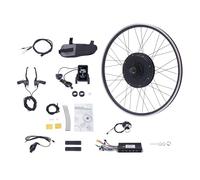 Madelynn Kit de conversion pour vélo électrique 28"/29"/700C 1000 W 5 vitesses Kit de conversion pour vélo électrique Moteur sans balais avec écran et capteur d'assistance au pédalier