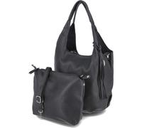 Mademoiselle Frida Set de sacs pour femmes/ Shopper/ Bucket Bag Noir Synthétique-