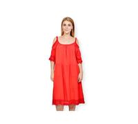 MADEMOISELLE J - Robe femme - Sans manche - Rouge - TU