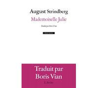 Mademoiselle Julie - un acte - August Strindberg - Arche - Livre
