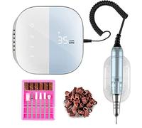 Madenia Ponceuse à Ongles Professionnel 35000 RPM électrique lime à ongles Efile manucure pédicure avec Affichage LED Intelligent pour Domicile, Salon, Festival,Cadeaux