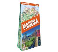 Madère 1/50.000 (carte grand format laminée trekking tQ). Madeira - Anglais: Madeira