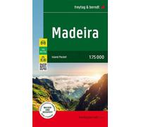 Madere - madeira 1/75 000 Edition trilingue allemand-anglais-français - Collectif - Freytag Et Brendt - broché - Atlas / carte