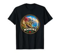 Madère Portugal Côte Atlantique Voyage Design T-Shirt Graphique avec Valeur