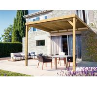Maderland Pergola adossée en bois de pin massif traité Maderland Rennes - PMA00333