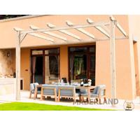 Pergola Adossée En Lamellé-Collée Amiens 300 X 300 Cm - Mardeland Multicolore