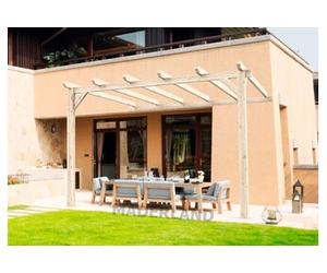 Maderland Pergola en bois adossée - modèle CÁDIZ - 400 x 300 cm