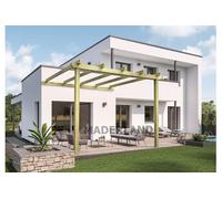 Maderland Pergola en bois adossée - modèle LLORET - 510 x 300 cm