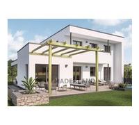Maderland Pergola en bois adossée - modèle LLORET - 600 x 300 cm G