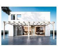 Maderland Pergola en bois adossée - modèle SEVILLA - 800 x 400 cm