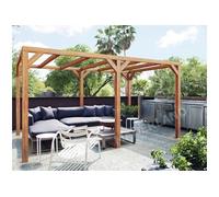Maderland Pergola en bois autoportante - modèle FUENGIROLA - 400 x 400 cm