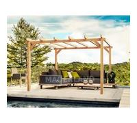 Pergola En Bois Lamellé-Collé Angers 500 X 400 Cm - Maderland Multicolore