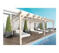 Maderland Pergola en bois autoportante - modèle MARSELLA - 800 x 500 cm