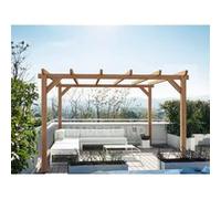 Maderland Pergola en bois autoportante - modèle SITGES - 600 x 300 cm G