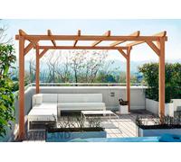 Maderland Pergola en bois lamellé collé brut autoportée - Villeurbanne - PL01333