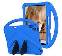 MadeRy Coque pour iPad (7th/8th) 10.2" / iPad Air 3 (2019) / iPad Pro 10.5" (2017), Enfant Anti-Chute Étui en Silicone Housse avec Support et Poignée, Bleu