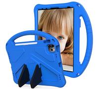 MadeRy Coque pour iPad Air 4 10.9" 2020 / iPad Pro 11" 2021/2020 / 2018, Enfant Anti-Chute Étui en Silicone Housse avec Support et Poignée, Bleu
