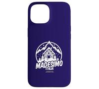 Madesimo Italia Station de Ski et Inscription Coque pour iPhone 15