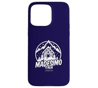 Madesimo Italia Station de Ski et Inscription Coque pour iPhone 15 Pro Max