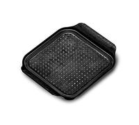 madesmart Tapis d'évier - Collection Sinkware - Trous d'aération, surface douce et sans BPA, petit, carbone