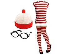 Madesmes Hommes Nerd Geek Verres Ou Est Fancy Dress Fresher Deguisement Book Day 3 & 4 Piece Set