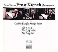 Madge - KrenekPiano Sonatas Vol. 1