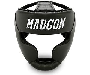 MADGON Casque Boxe Pro Intégral - Protection Maximale & Vision Claire - pour MMA, Arts Martiaux et Sparring